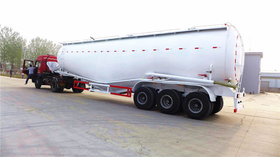 Semirremolque de cemento a granel de 50 toneladas con triple eje, Semirremolque de cemento a granel