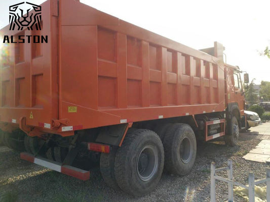 Camiones volquete Howo usados de combustible diésel 375HP 40T en venta