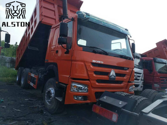 Camiones volquete Howo usados de combustible diésel 375HP 40T en venta