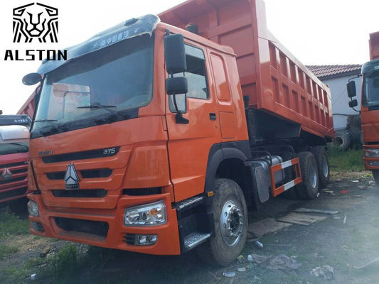 Camiones volquete Howo usados de combustible diésel 375HP 40T en venta