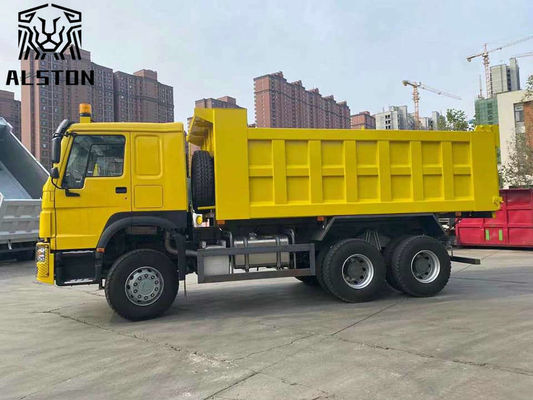 Sinotruk Howo camiones de descarga usados 375hp manejar con la mano izquierda