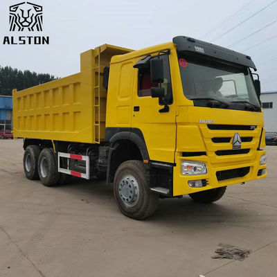 Sinotruk Howo camiones de descarga usados 375hp manejar con la mano izquierda