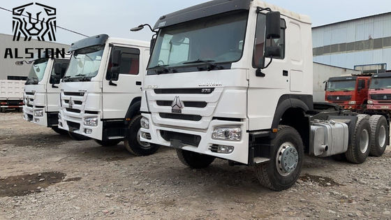Motor refrigerado por agua Usado Howo Camión tractor 6x4